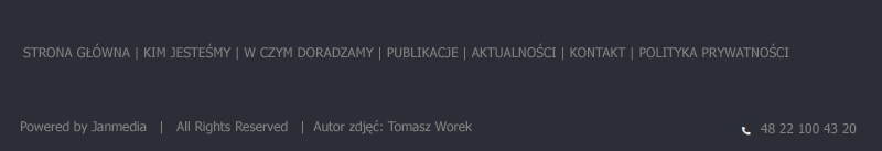 Spód podstron